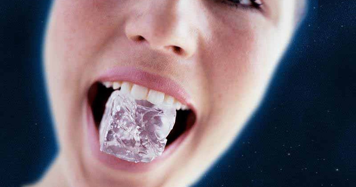 Chew This: Eating Ice Cubes Is Bad For You